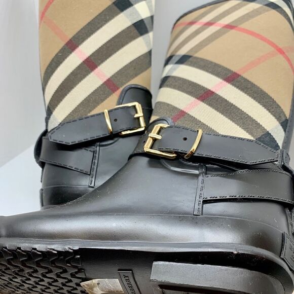 Burberry Rain-boots Nova Check & Rubber Size: 37 - Picture 4 of 16